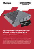 Reparaturservice Teleskopabdeckungen