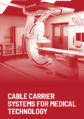 Cable carrier systems for medical technology