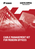 Cable management kit for modern offices