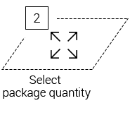 Select package quantity