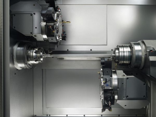 Telescopic covers work area cover automatic lathe