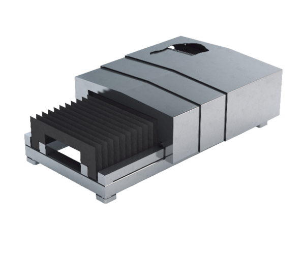 Telescopic covers with bellows