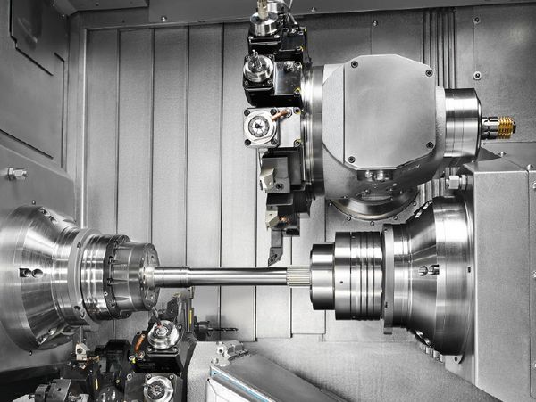 Telescopic covers work area cladding turning and milling center (1)