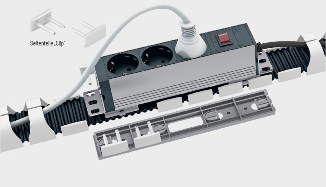 P0400 GS End connectors - Side parts "Clip"