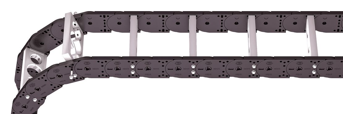 KC0900 Aluminium stay LG - Hole stay, split version