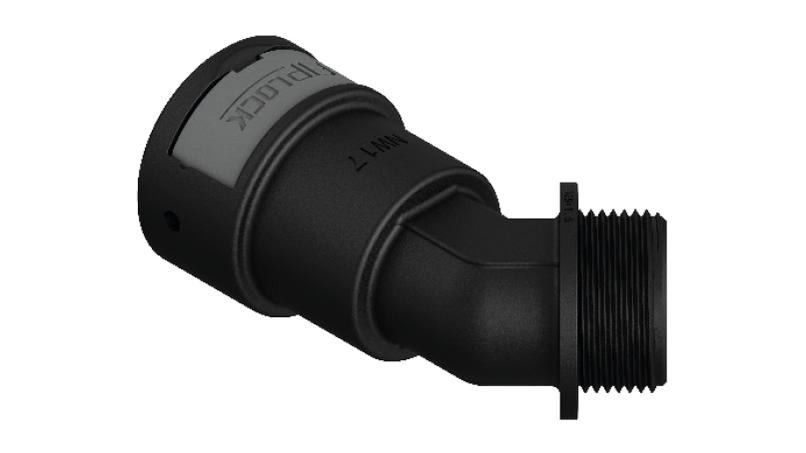 AAPA-M - Anschlussverschraubung Winkel 45°, metrisch, Kunststoffgewinde