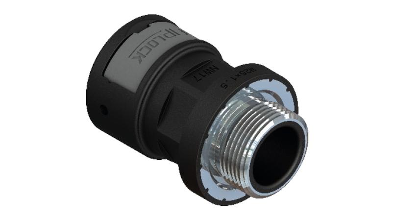 ASPA-MML - Anschlussverschraubung gerade, metrisch, Metallgewinde, lang