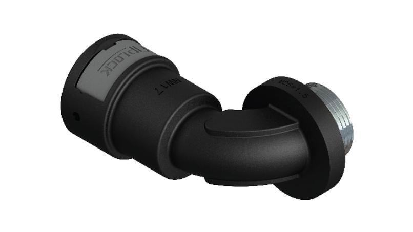 AWPA-MML / AEPA-MML - Anschlussverschraubung Bogenwinkel 90°, metrisch, Metallgewinde, lang