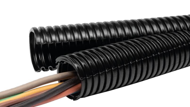 2PAS - Teilbares Wellrohr, PA6 MOD BS