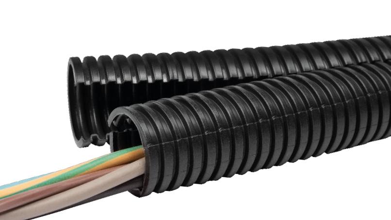 2PDS - Teilbares Wellrohr, PA12 MOD BS